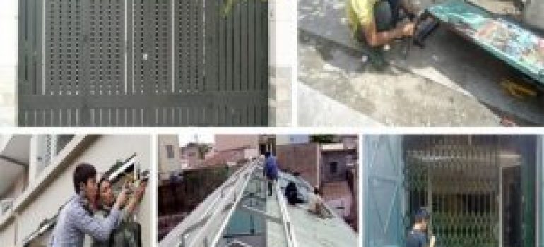 Dịch Vụ sơn sửa cửa sắt tại NHà UY Tín